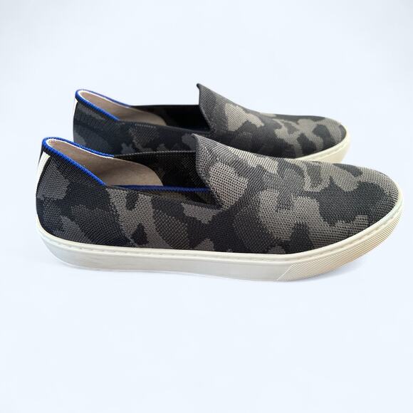 Rothy's The Original Sneakers Slip-On Camo Shoes Womens 9.5 Comfort Washable - Picture 2 of 10